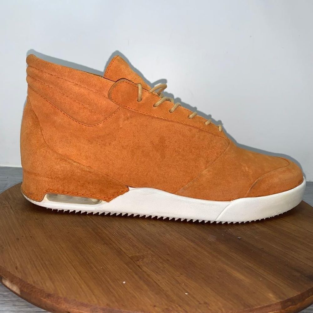 John Geiger 001 Orange Suede Sneakers Men’s Size 11 Shoes designer Made in USA